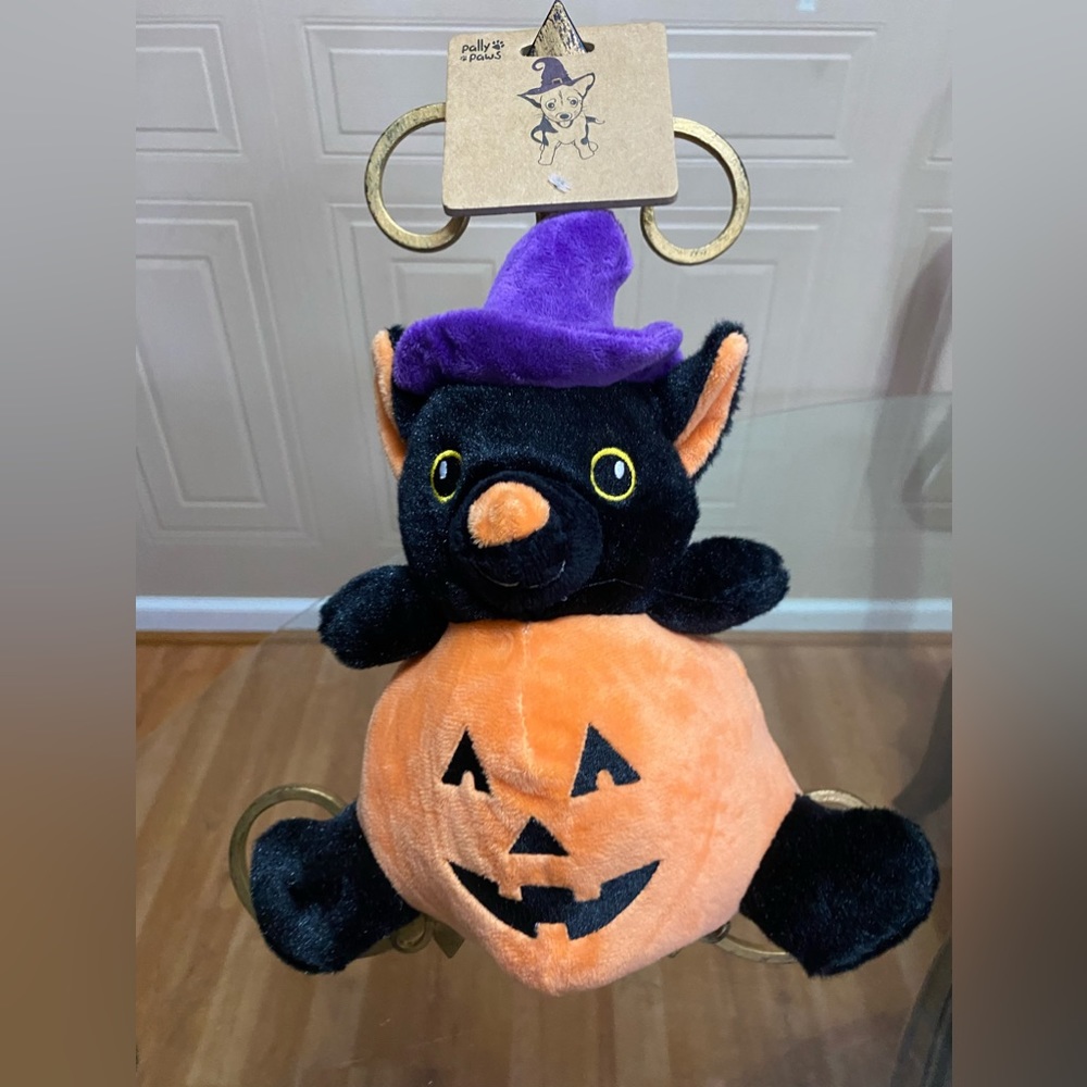 - Brand New Pally Paws Punkin Cat  With Squeaker 11”